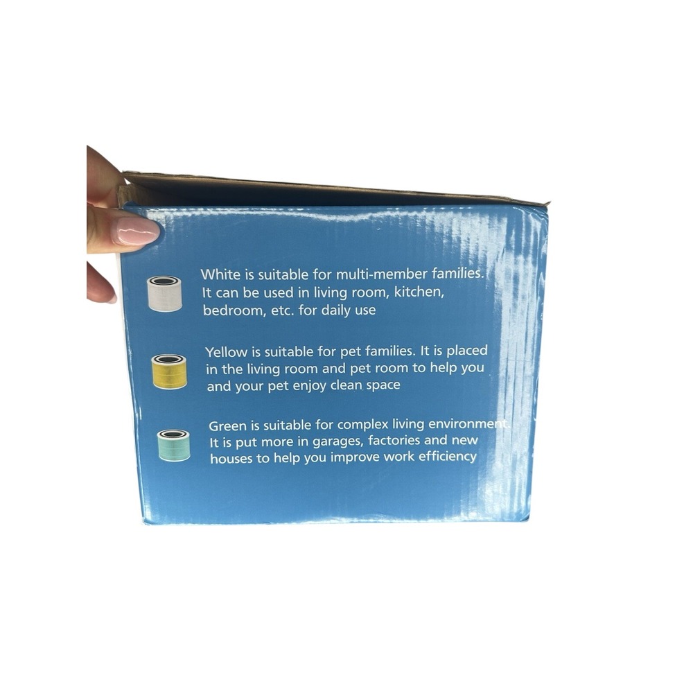 Luffylive 2 Pack Core 300 300S P350 True HEPA Replacement Filters Yellow Pet - Picture 4 of 12